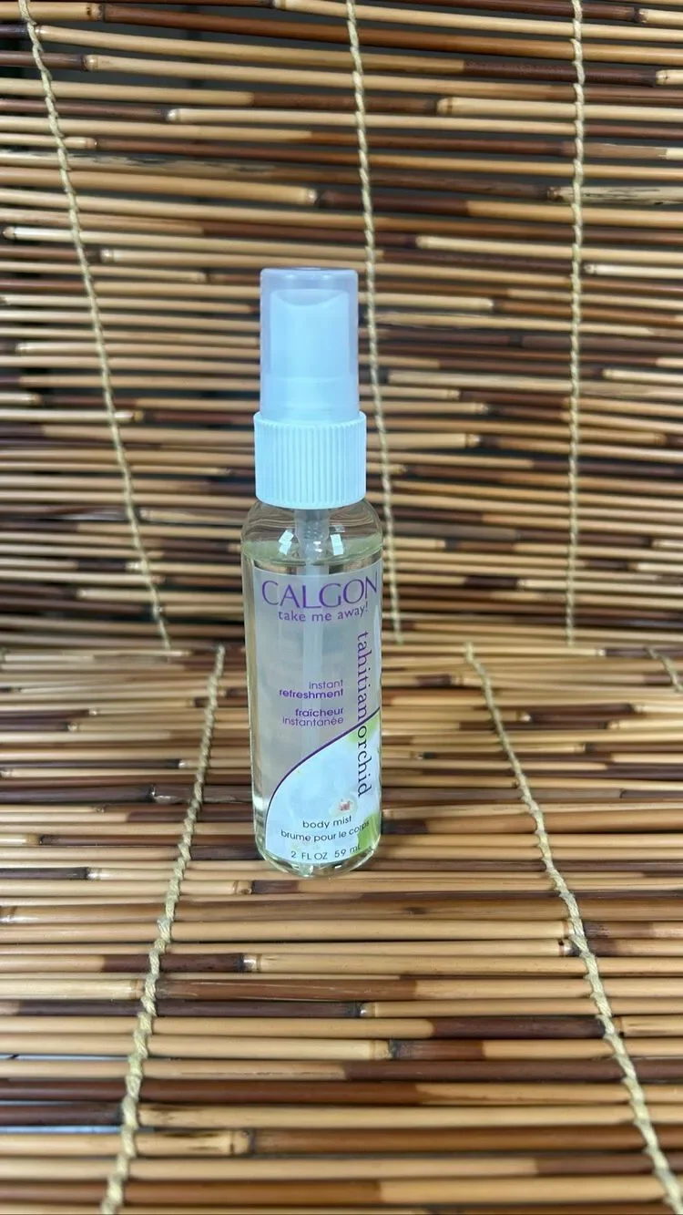 Vintage CALGON Take Me Away Ahh Spa Tahitian Ginger Body Mist Spray 2 Oz NOS